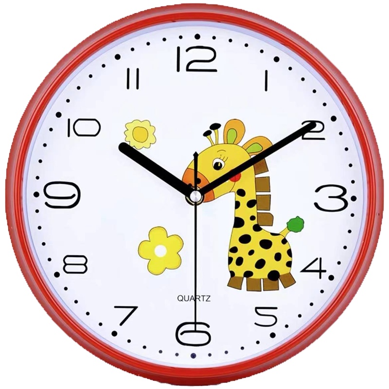 学校 儿童 卡通 挂钟 图案 钟表