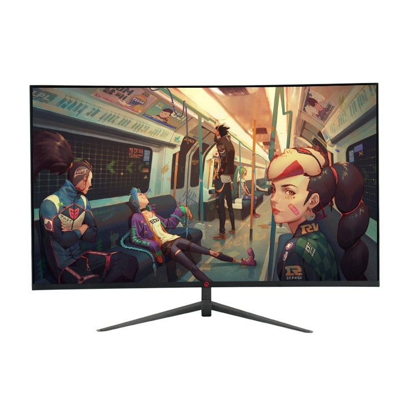 宁美国度显示器27英寸曲面屏HDMI游戏台式液晶电脑显示屏幕HN270C