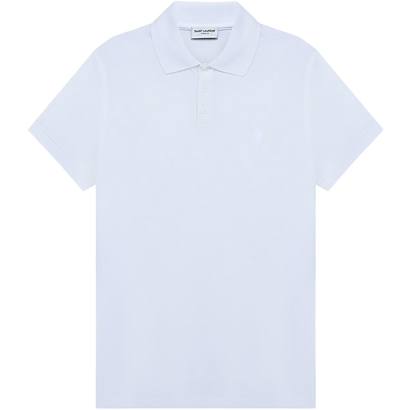SAINT LAURENT 圣罗兰 男士棉质短袖POLO衫554052 YB2OC