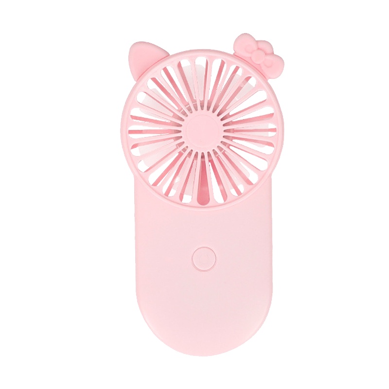卡通KT猫风扇 XTL382 USB充电便携式学生户外手持小风扇 (个)