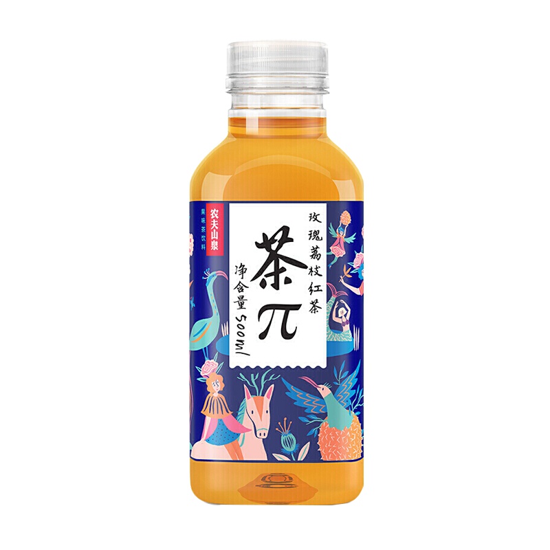 农夫山泉茶π玫瑰荔枝红茶味500ml