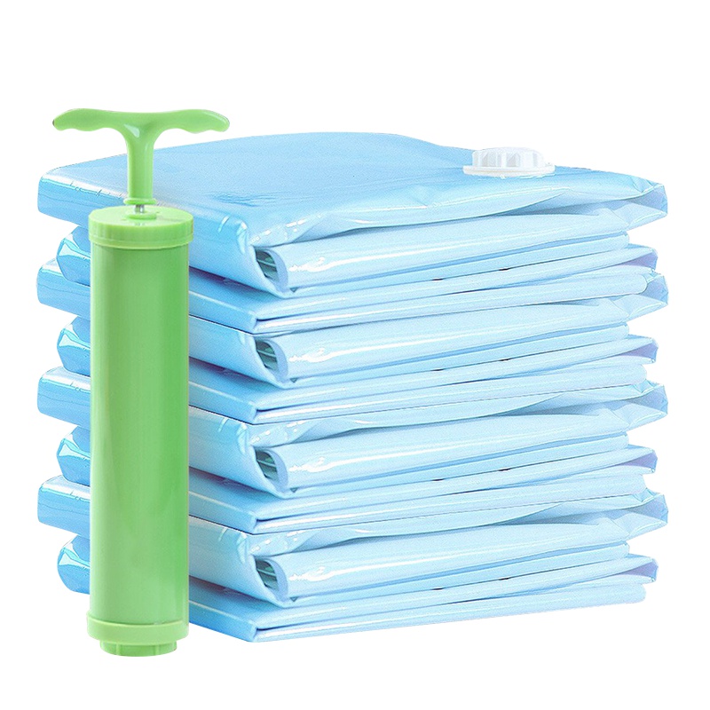 悠品居蓝色款真空压缩袋3中3小+手泵