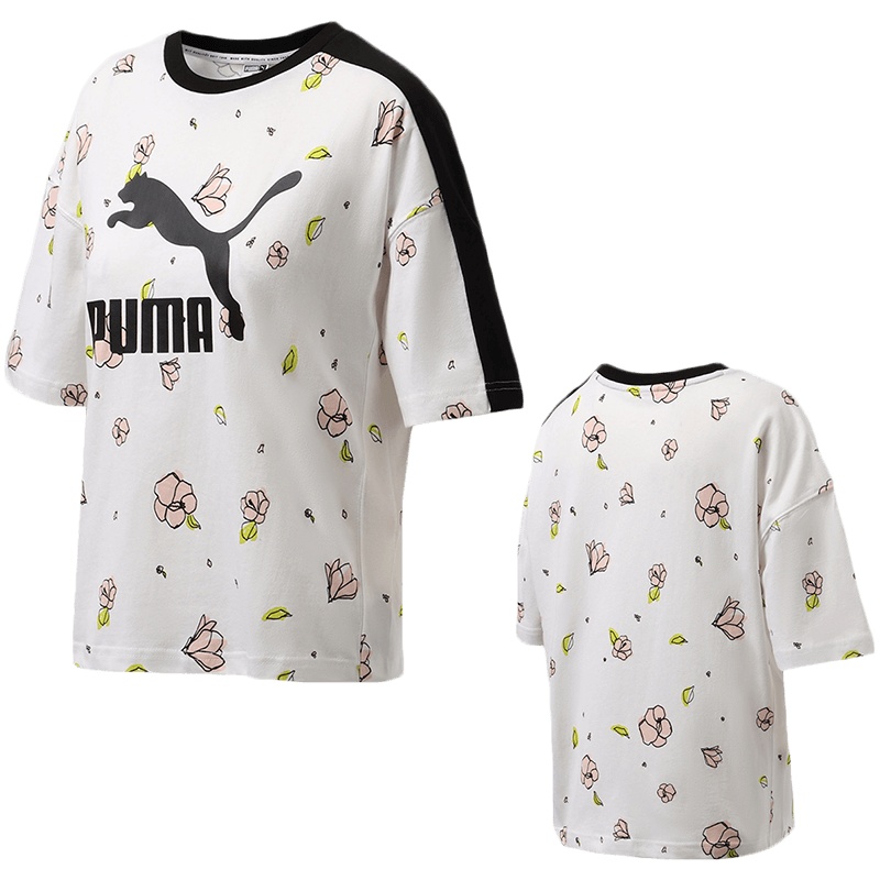 PUMA彪马女装运动服休闲短袖T恤