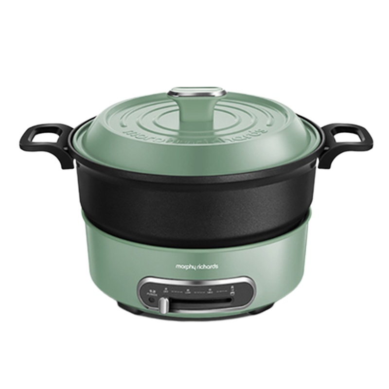 摩飞多功能家用小圆锅电烤锅炉一体小型电火锅 MR9089