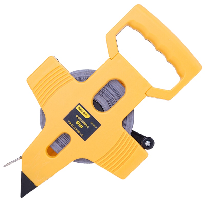 得力DL9050塑壳架式卷尺50mx12.5mm