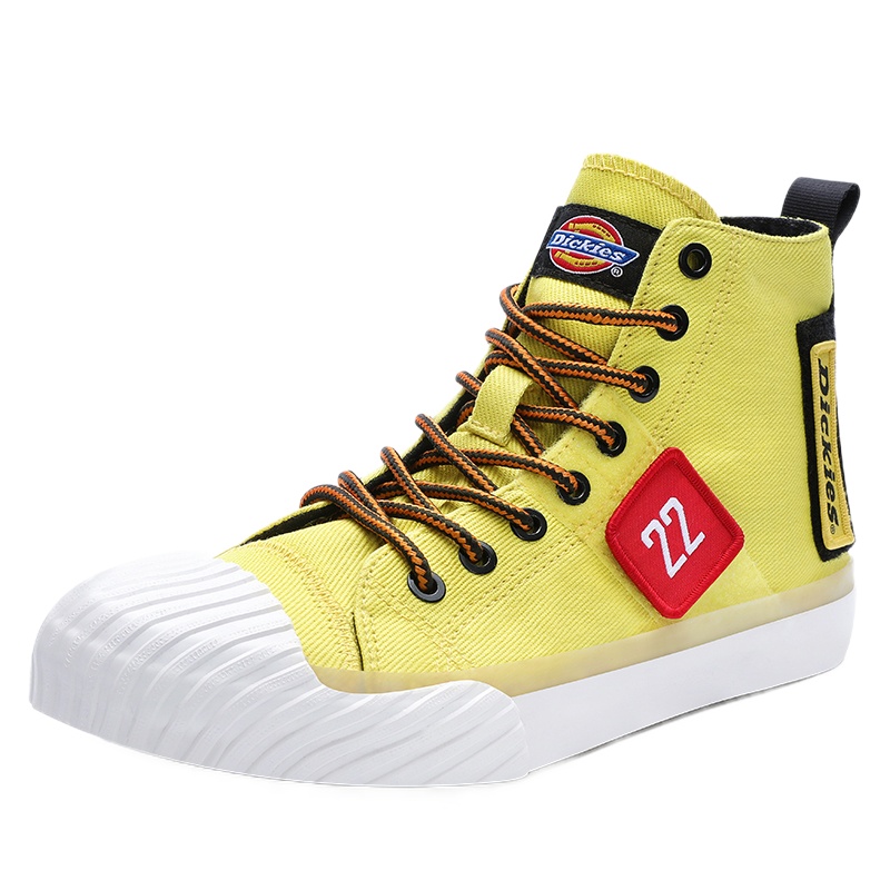 Dickies高帮帆布鞋男潮2021春季新款百搭韩版板鞋休闲学生潮鞋子201M50LXS14