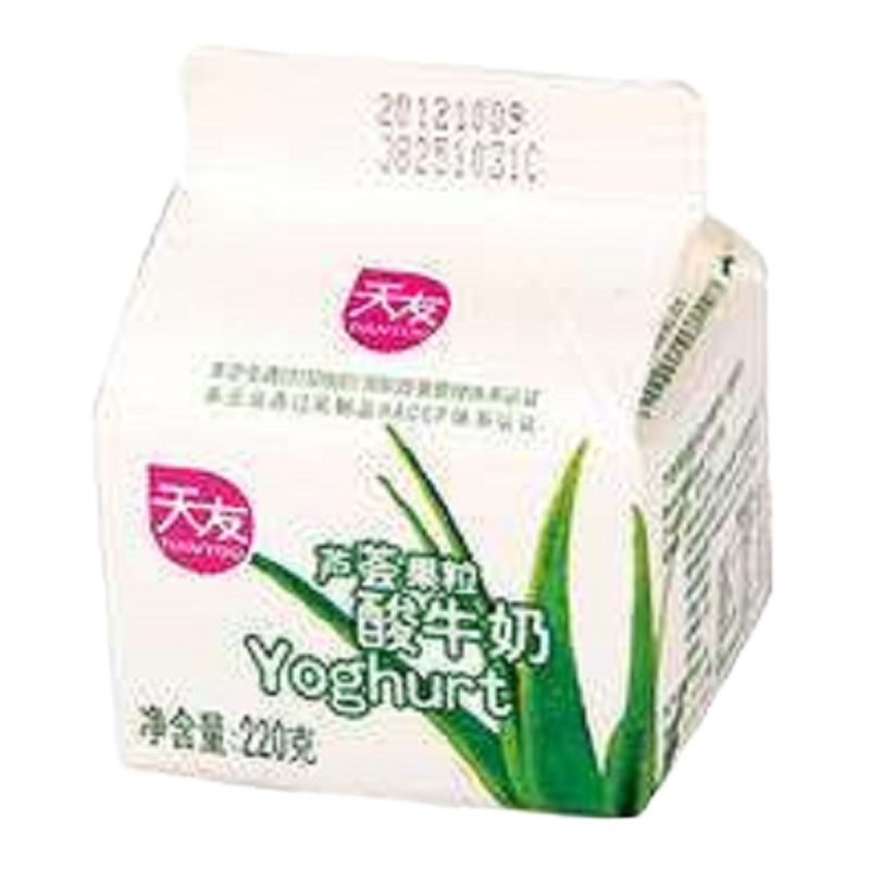 天友芦荟果粒酸奶220g