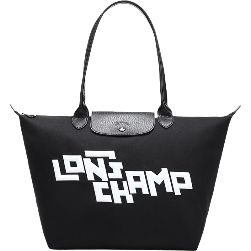 Longchamp 珑骧 女士织物长柄手提单肩包购物袋 1899 438