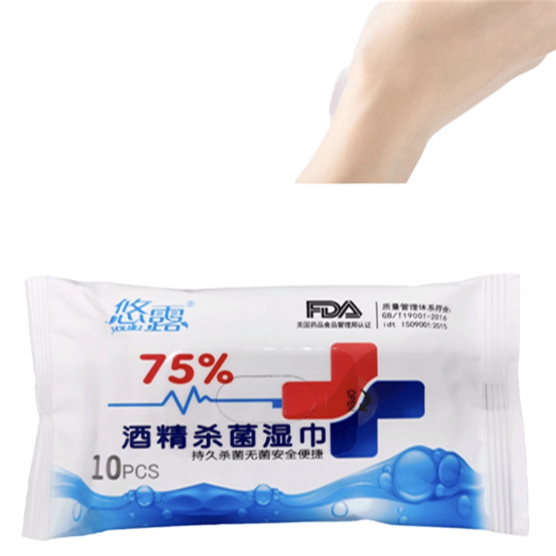 悠露 酒精杀菌湿巾