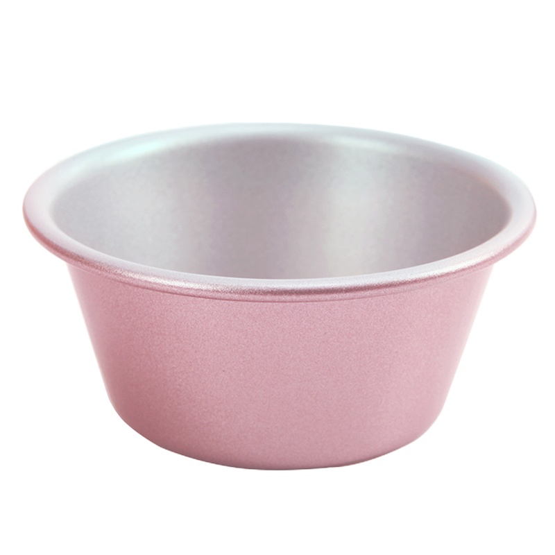 学厨 CHEFMADE 烘焙工具 玫瑰金3号不粘布丁杯 蛋糕模具 烘焙模具 厨房工具WK9416