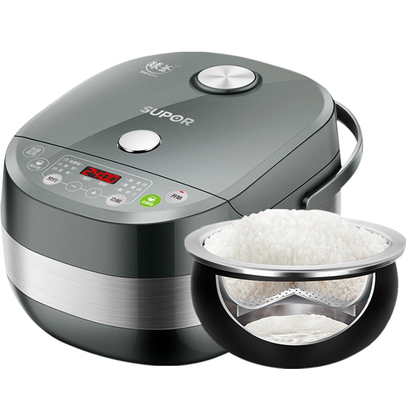 苏泊尔(SUPOR)电饭煲4L/4升家用3-6人健康电饭煲球釜内胆智能预约多功能SF40FC763