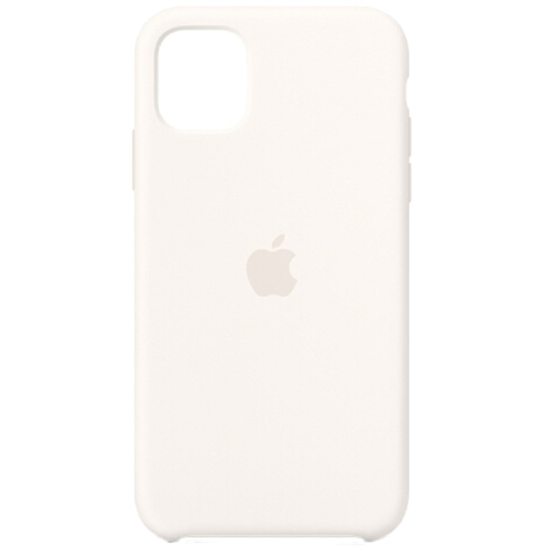 苹果Apple 原装iPhone 11 硅胶保护壳 手机壳 白色