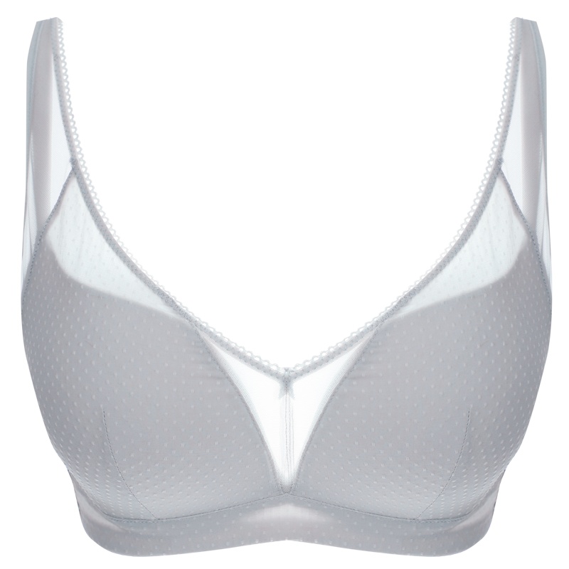 依曼丽小胸无钢圈文胸女 性感深V聚拢收副乳防下垂内衣调整型胸罩