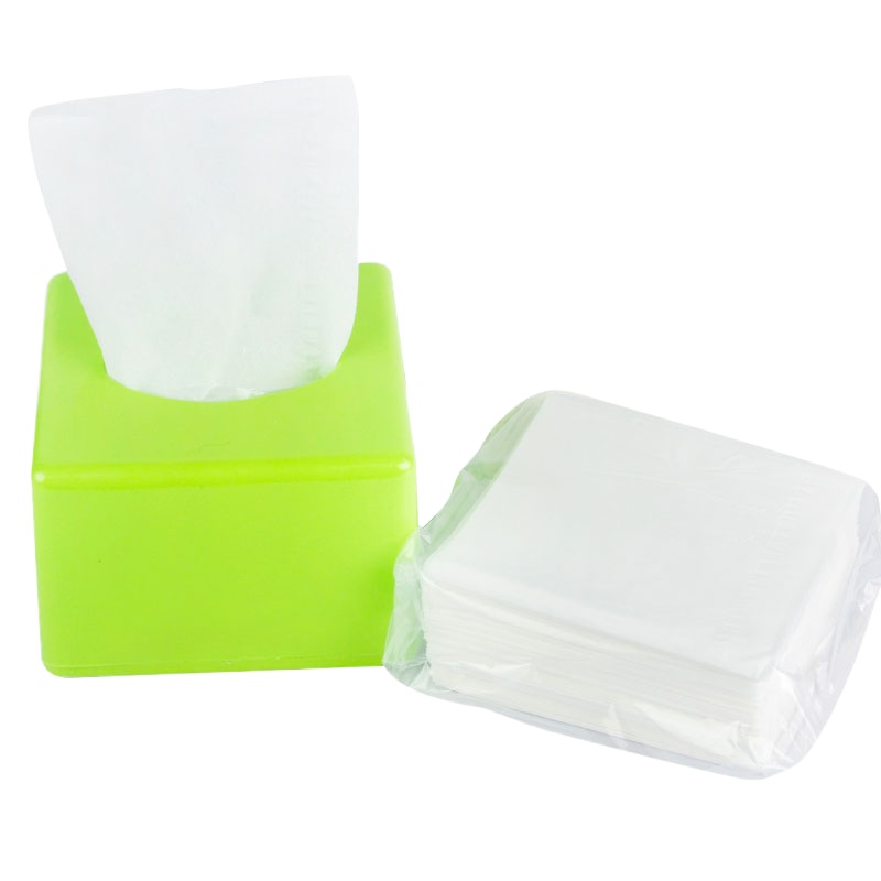 正方形简装小抽取式面巾纸酒店快餐饮厅110包110抽109cm整箱