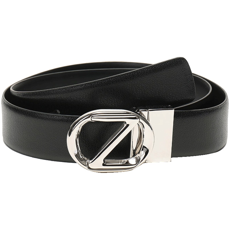 Z ZEGNA 杰尼亚 男士牛皮板扣式双面皮带腰带 BMDSE1 602C