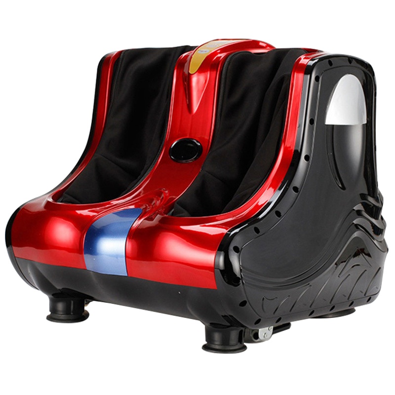 朗康 足疗机按摩器脚底足底足部足疗仪 多功能脚部温热辅助 气囊全包裹 腿部按摩器美腿机 LK-8026 红色