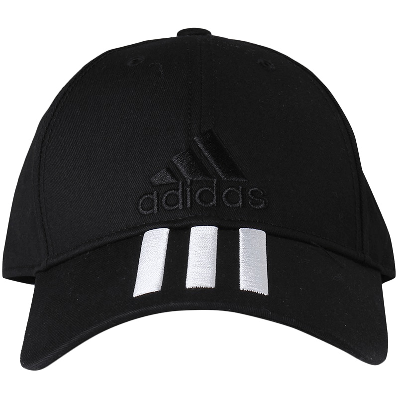 【自营】adidas阿迪达斯男子女子帽子鸭舌帽运动休闲配件S98156 S98156黑+白+黑-34