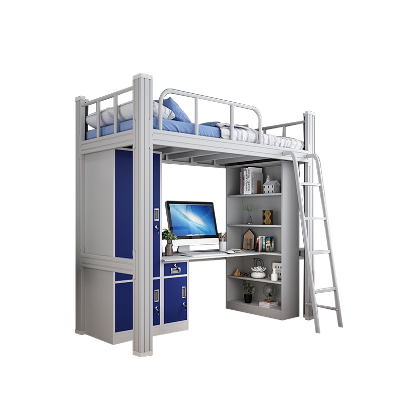 星岛员工宿舍床学生高低床成人床上下铺床双层床铁艺床单人床铁架床学生床