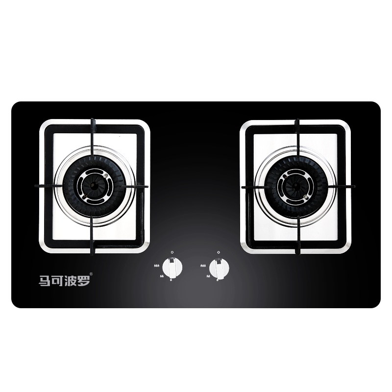 马可波罗(MKBL)燃气灶双灶4.5KW猛火一级能效大火力台嵌两用钢化玻璃节能灶JZT-A3(340)天然气(提供安装)