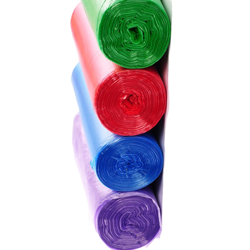 递乐(DiLe)垃圾袋 中号颜色混装 加厚款 45*55 一卷装