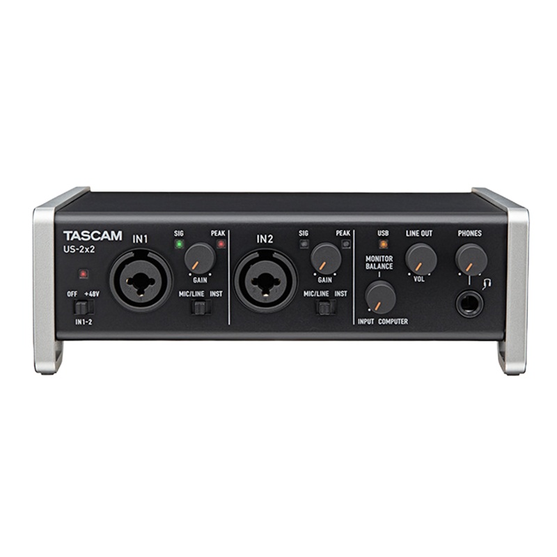 TASCAM/达斯冠 US-2x2多音频接口 专业音频处理器
