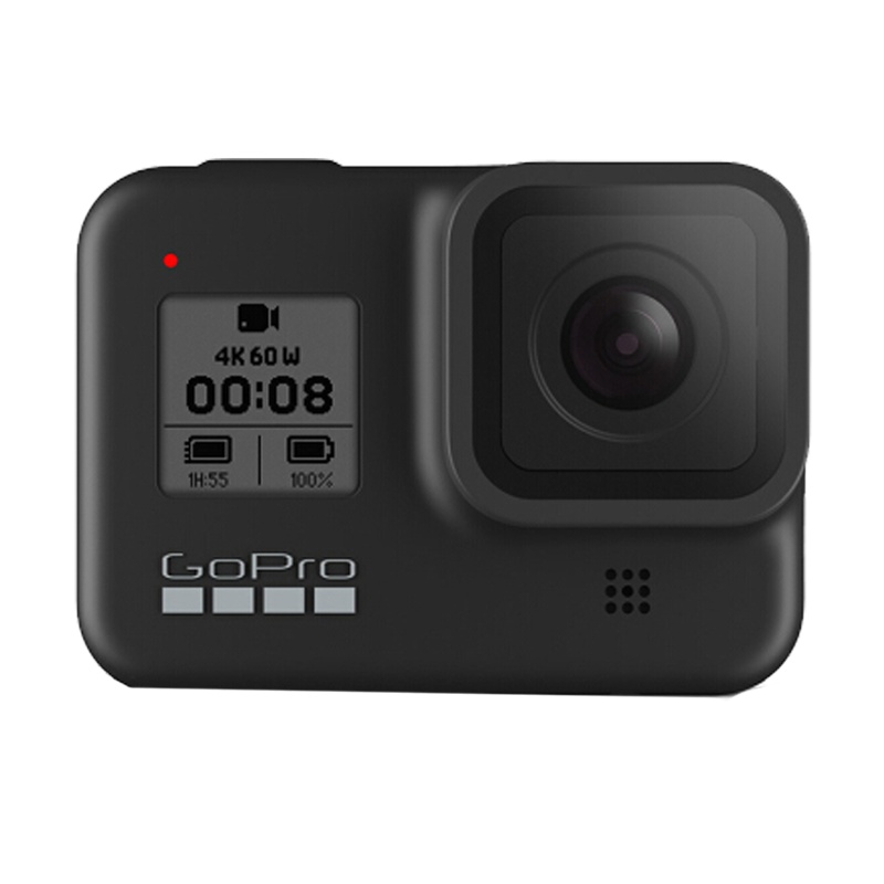 GoPro hero8运动摄像机水下潜水 4K户外直播防水摄像机vlog 官方标配+迷你自拍杆+原装电池+64G卡