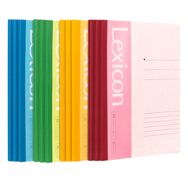 得力 A5/30页无线装订软抄本 12本/包