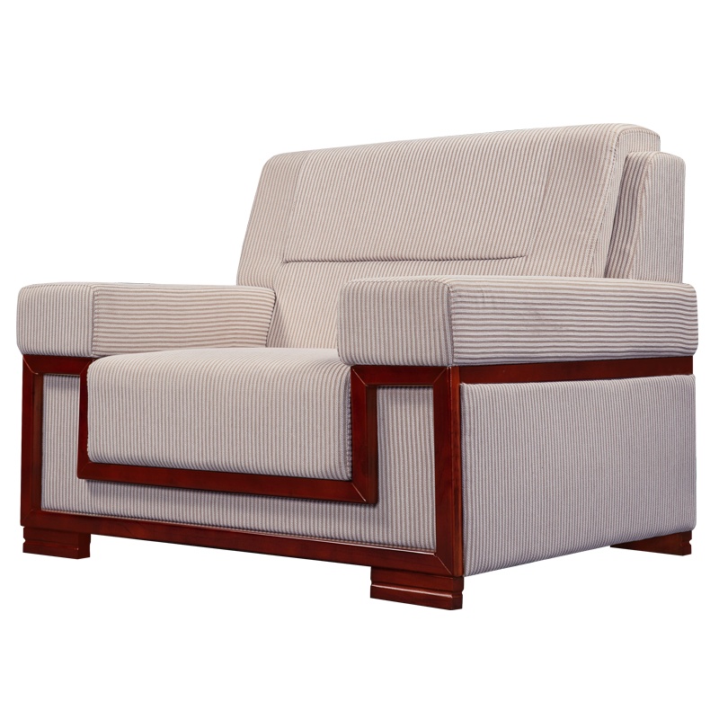 [红心家居]办公沙发现代简约办公室会客商务接待单人位