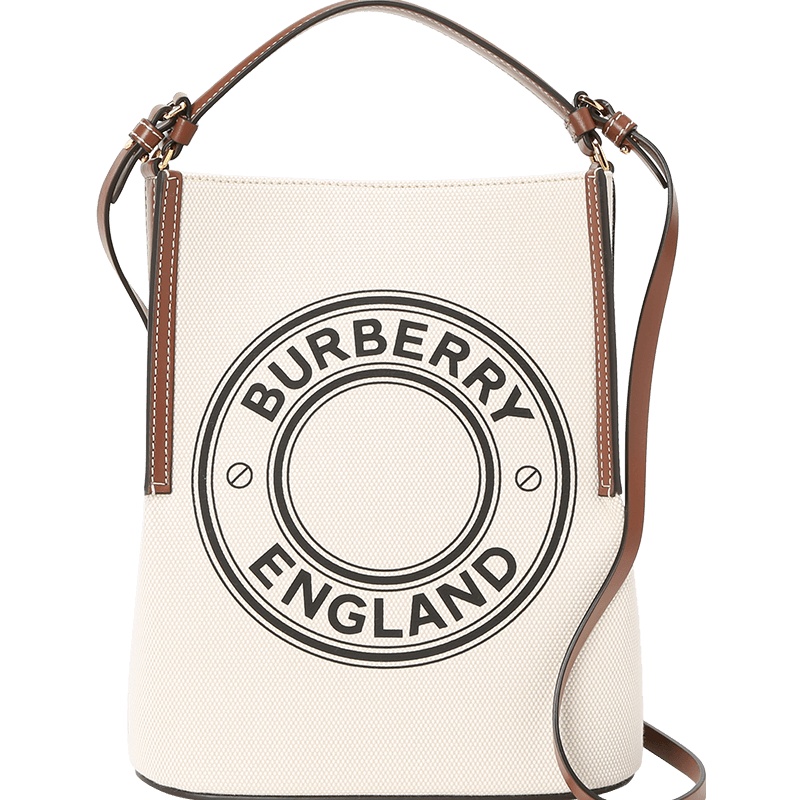 预订 BURBERRY 博柏利 Peggy 小号 帆布 手提 单肩包 斜挎包8026824