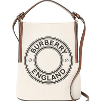 预订 BURBERRY 博柏利 Peggy 小号 帆布 手提 单肩包 斜挎包8026824