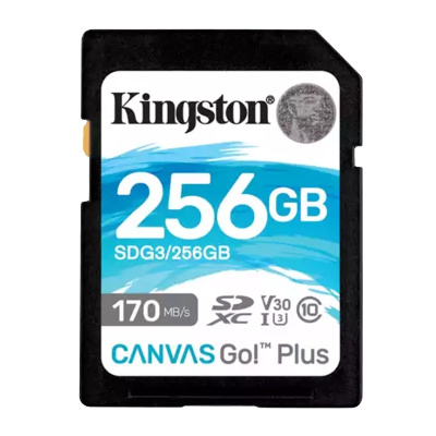 金士顿(Kingston)SD卡 256GB U3 V30 读170MB/s写90MB/s支持4K录制相机存储卡内存卡