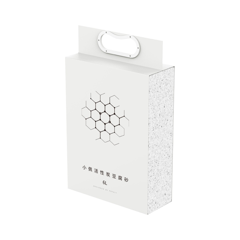 小佩PETKIT55度活性炭豆腐猫砂除臭猫沙豆腐砂猫咪用品结团无尘6L装