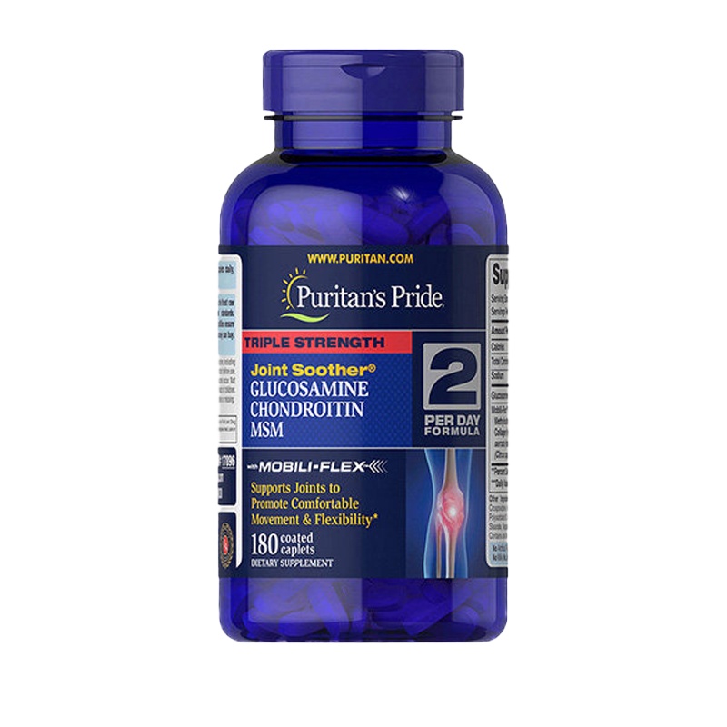 普丽普莱三倍浓度氨糖维骨力180片骨维力MSM关节软骨素