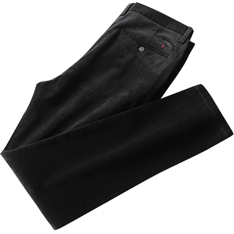 雅鹿男装秋季商务休闲弹力百搭修身男裤男士休闲裤A1036KB06603