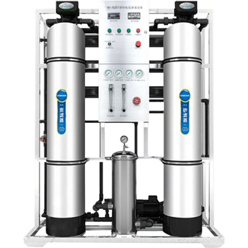希力 大型净水器直饮水机厨房大型净水机 0.5t/h三级不锈钢罐体 配不锈钢水箱和增压泵