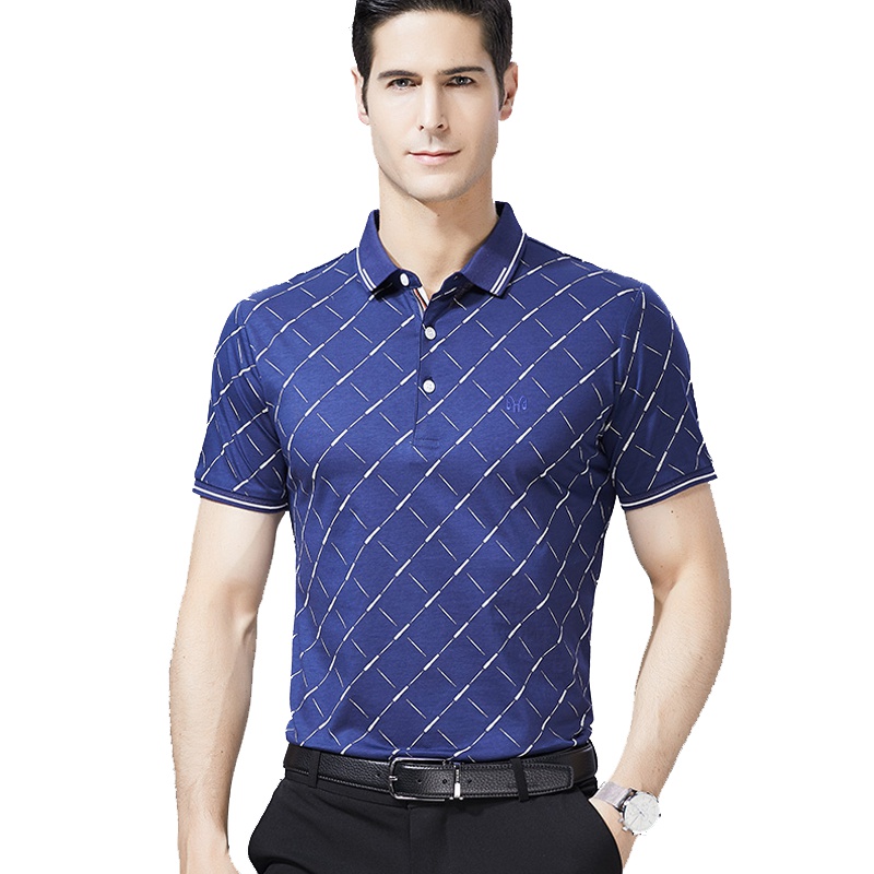 恒源祥男士短袖T恤夏款男装商务休闲翻领Polo衫