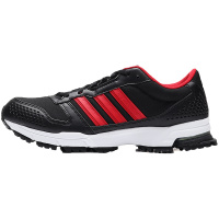 adidas男鞋跑步鞋MARATHON 10缓震休闲运动鞋AC8592 AC8592黑色+浅猩红