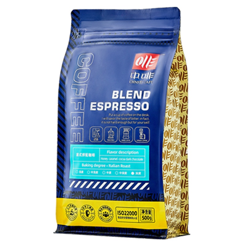 桑克拉(SUN CLARA)咖啡豆500g/袋新鲜烘焙黑咖啡粉深度烘焙 意式拼配