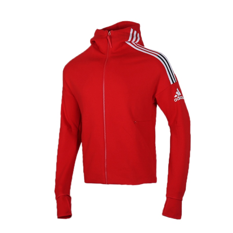 阿迪达斯外套男春季运动服跑步服装保暖防风夹克FQ7230