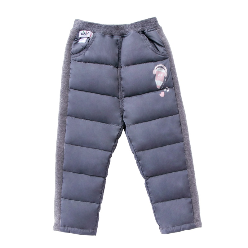 铅笔俱乐部童装2020秋冬女童羽绒长裤保暖儿童宝宝棉裤保暖休闲