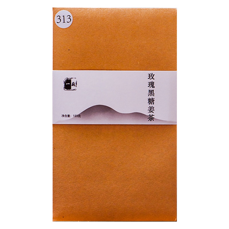 一巍 玫瑰黑糖姜茶189g 经期大姨妈红糖姜茶 红枣枸杞姜糖气血茶 组合养生茶泡水喝