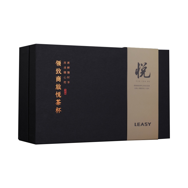 德国LEASY领致茶水分离泡茶直身杯过滤水杯商务保温杯男便携方便随手杯创意过滤316不锈钢水杯子M16-330