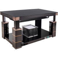 美诚凯辉K8-138QD1(芝华士)美诚凯辉电暖桌 电暖炉 智能升降 气电两用 可遥控控制 触摸屏控制 植绒防烫更安全