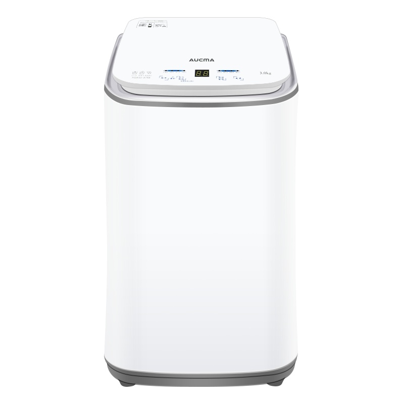 澳柯玛3公斤全自动波轮小型洗衣机 儿童婴儿高温蒸煮洗衣机 抑菌除螨迷你洗衣机XQB30-8758 (白色)