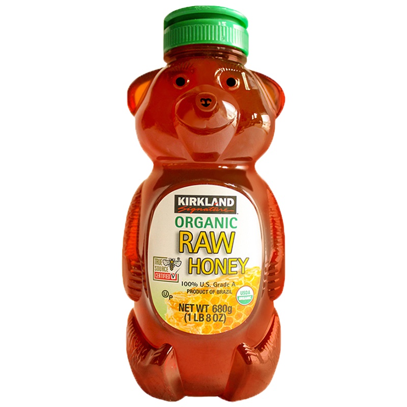 [独特小熊造型]科克兰(KIRKLAND)小熊蜂蜜680g/瓶 进口蜂蜜 柯克兰 柯可蓝 冲调饮品 美国进口