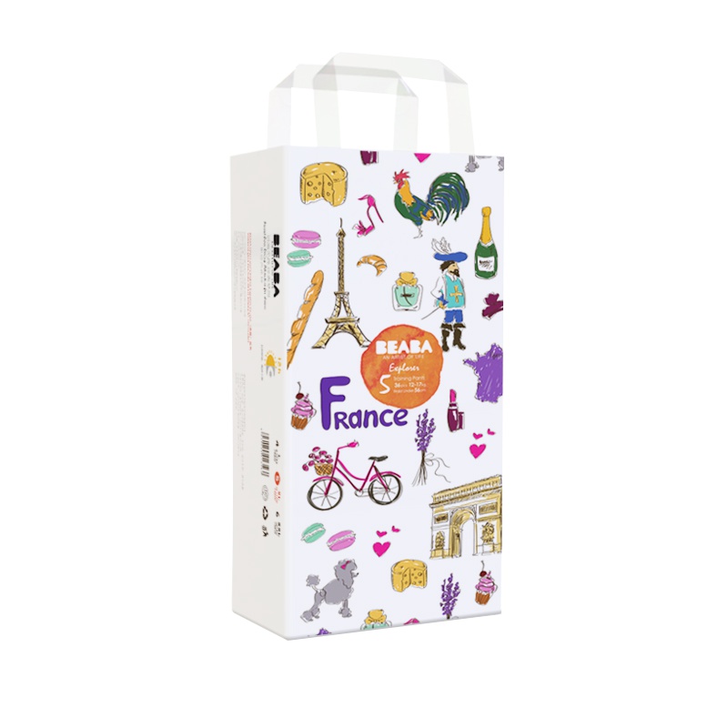 BEABA碧芭宝贝探险家婴儿拉拉裤XL36片 夜用大吸量柔软透气尿不湿