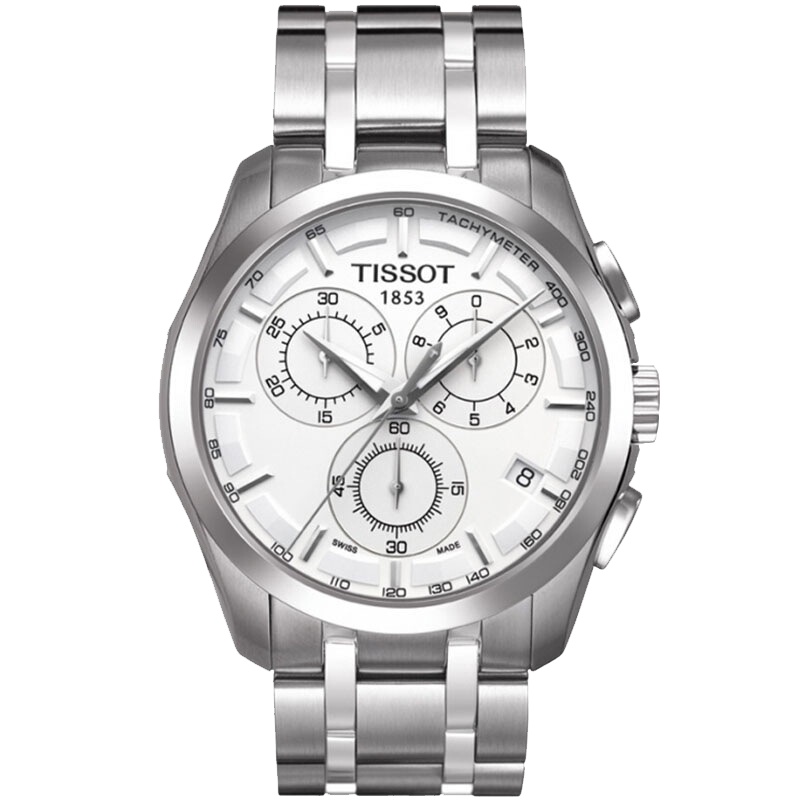 天梭(TISSOT)瑞士品牌手表 库图系列男士石英表