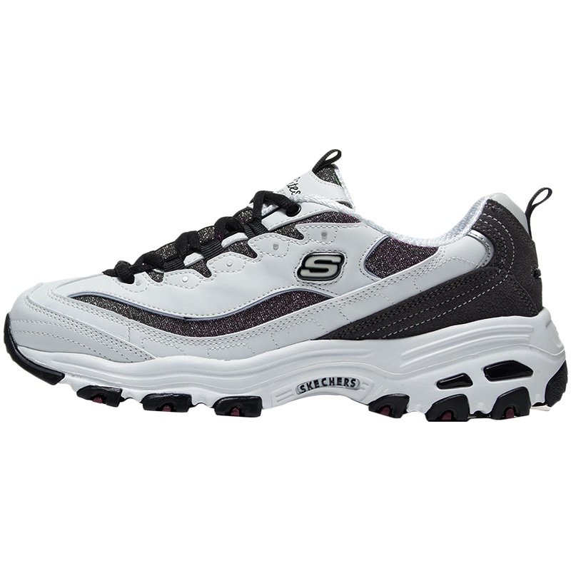 【自营】斯凯奇女鞋熊猫鞋D'LITES系带复古时尚休闲运动鞋99999958