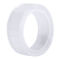 得力 30mm*3m万次纳米强力无痕魔力胶带 透明家用车用无痕双面胶 33601