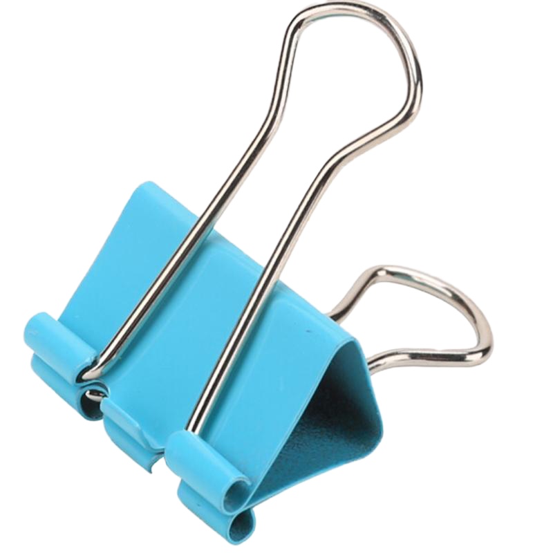 得力(deli)彩色长尾夹票夹 长尾夹 32mm 混色装